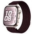 Bracelet nylon tressé pour Huawei Watch Fit 3/4/5 – Couleur A Plum