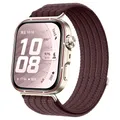 Bracelet nylon tressé pour Huawei Watch Fit 3/4/5 – Couleur A smoky purple
