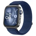 Bracelet nylon tressé pour Huawei Watch Fit 3/4/5 – Couleur B midnight blue