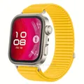 Bracelet nylon tressé pour Huawei Watch Fit 3/4/5 – Couleur B yellow