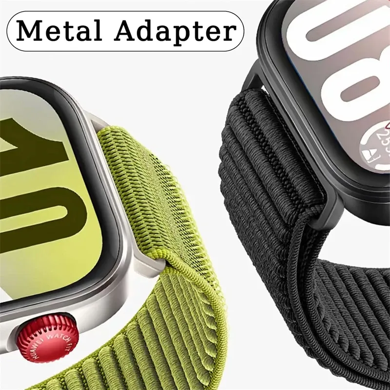 Bracelet nylon tressé pour Huawei Watch Fit 3/4/5