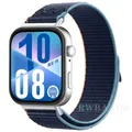 Bracelet nylon tressé pour Huawei Watch Fit 3 et 4 – Couleur du bracelet A Deep navy blue