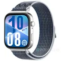 Bracelet nylon tressé pour Huawei Watch Fit 3 et 4 – Couleur du bracelet A Storm blue