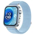 Bracelet nylon tressé pour Huawei Watch Fit 3 et 4 – Couleur du bracelet B Island Blue