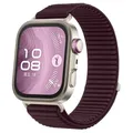 Bracelet nylon tressé pour Huawei Watch Fit 3 et 4 – Couleur du bracelet B Plum