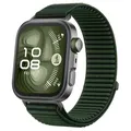 Bracelet nylon tressé pour Huawei Watch Fit 3 et 4 – Couleur du bracelet B spruce green