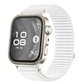Bracelet nylon tressé pour Huawei Watch Fit 3 et 4 – Couleur du bracelet B White