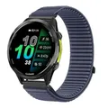 Bracelet nylon tressé pour montre 18 à 22 mm – Couleur Dark blue gray