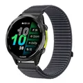 Bracelet nylon tressé pour montre 18 à 22 mm – Couleur Dark grey
