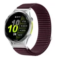 Bracelet nylon tressé pour montre 18 à 22 mm – Couleur Dark Purple