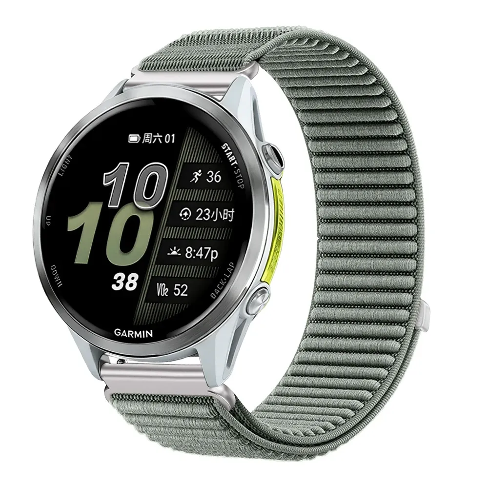 Bracelet nylon tressé pour montre 18 à 22 mm