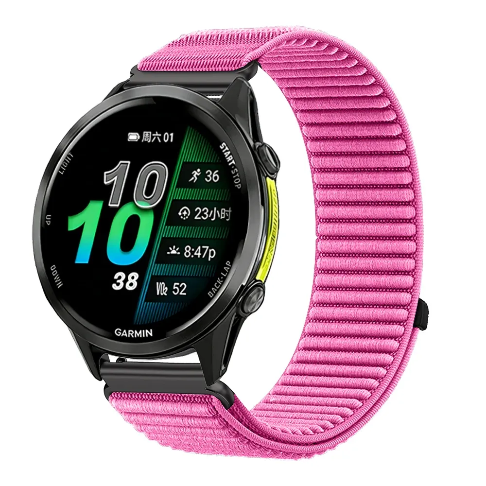 Bracelet nylon tressé pour montre 18 à 22 mm