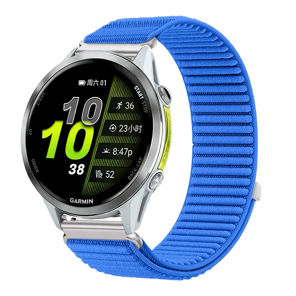 Bracelet nylon tressé pour montre 18 à 22 mm
