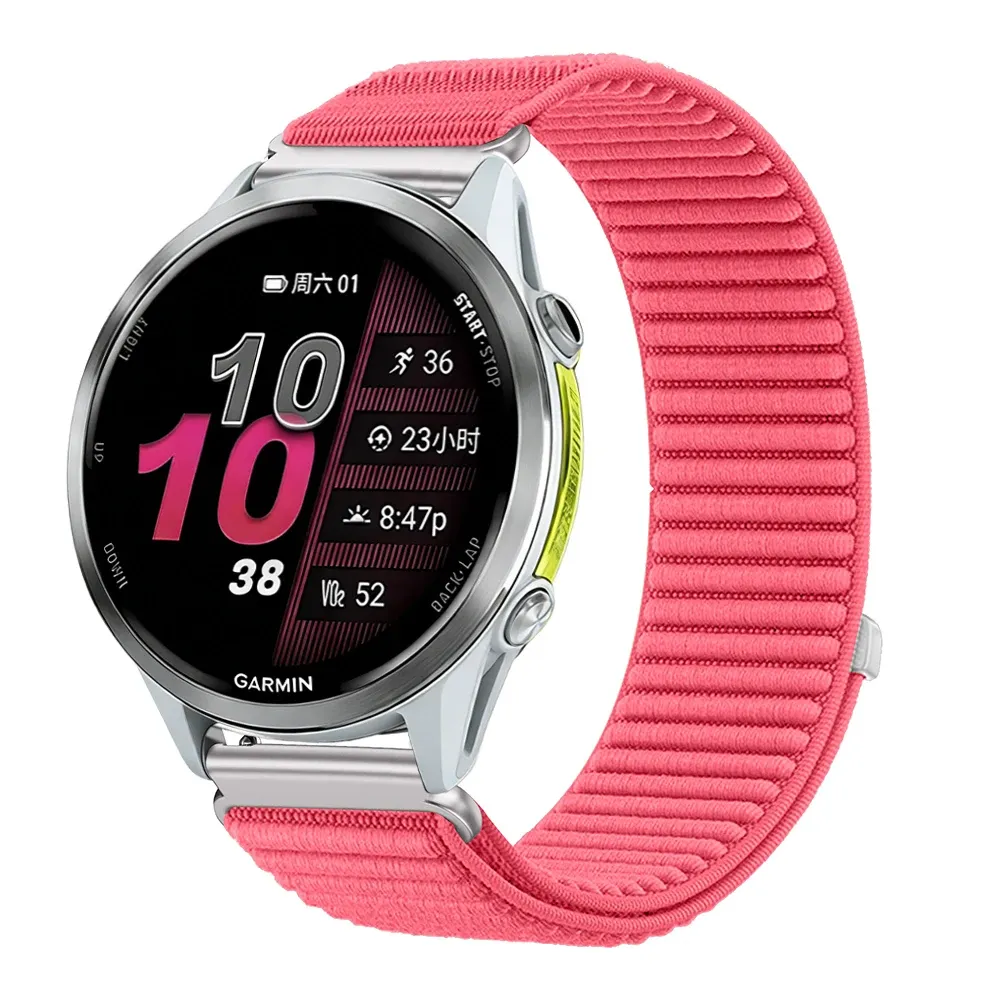Bracelet nylon tressé pour montre 18 à 22 mm