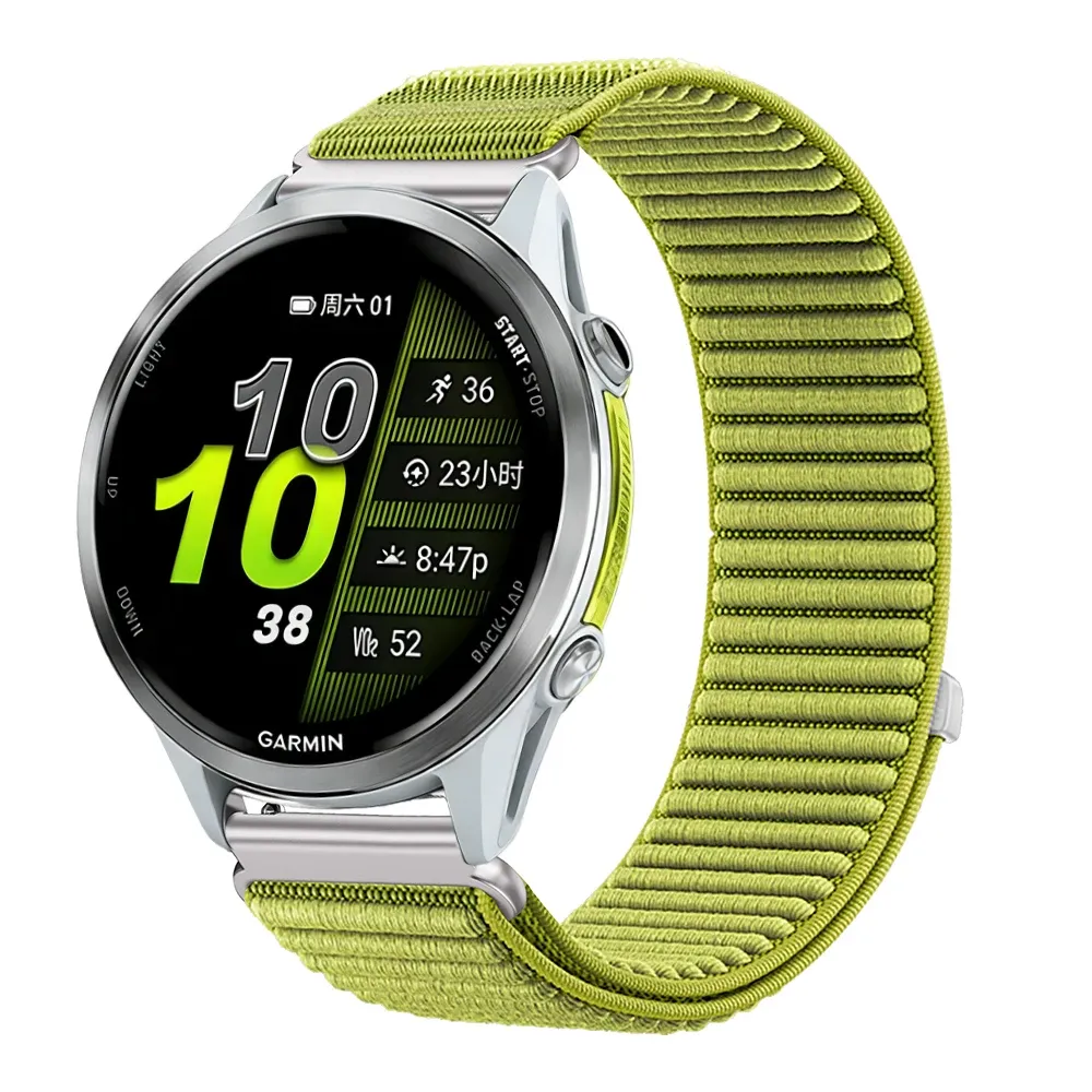 Bracelet nylon tressé pour montre 18 à 22 mm