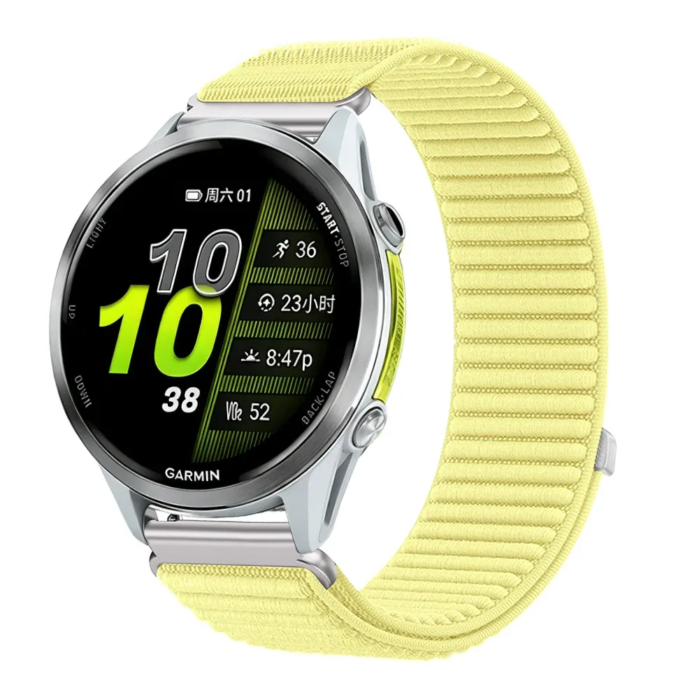 Bracelet nylon tressé pour montre 18 à 22 mm