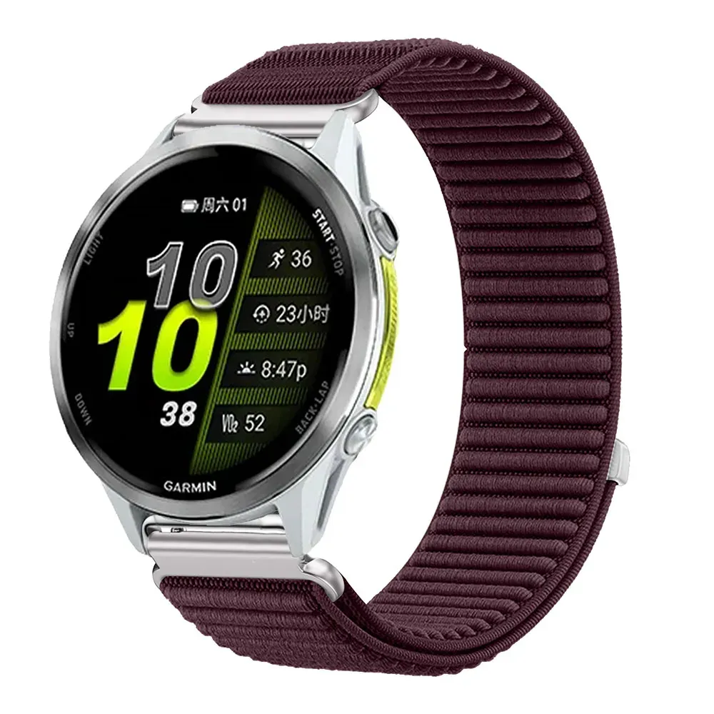Bracelet nylon tressé pour montre 18 à 22 mm