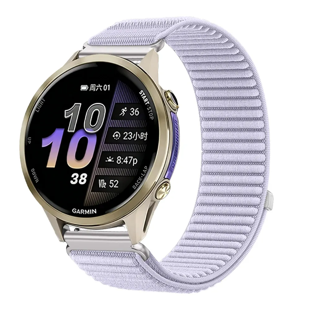 Bracelet nylon tressé pour montre 18 à 22 mm
