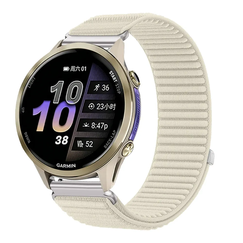 Bracelet nylon tressé pour montre 18 à 22 mm