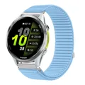 Bracelet nylon tressé pour montre 18 à 22 mm – Couleur Light blue