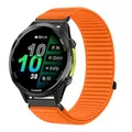 Bracelet nylon tressé pour montre 18 à 22 mm – Couleur Orange