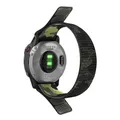 Bracelet nylon tressé pour montre connectée 22 à 26 mm – Couleur du bracelet Army green