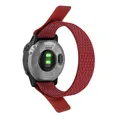 Bracelet nylon tressé pour montre connectée 22 à 26 mm – Couleur du bracelet Red