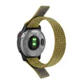 Bracelet nylon tressé pour montre connectée 22 à 26 mm – Couleur du bracelet Yellow