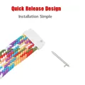 Bracelet nylon tressé pour Samsung Galaxy Watch 4 à 7 – 3