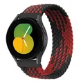Bracelet nylon tressé pour Samsung Galaxy Watch 4 à 7 – Couleur du bracelet BLEU BLANC (RB)