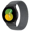 Bracelet nylon tressé pour Samsung Galaxy Watch 4 à 7 – Couleur du bracelet Grey