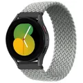 Bracelet nylon tressé pour Samsung Galaxy Watch 4 à 7 – Couleur du bracelet PearlW