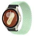 Bracelet nylon tressé pour Samsung Galaxy Watch 4 à 7 – Couleur du bracelet Pistachio