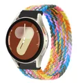 Bracelet nylon tressé pour Samsung Galaxy Watch 4 à 7 – Couleur du bracelet Sevencolor