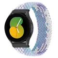 Bracelet nylon tressé pour Samsung Galaxy Watch 4 à 7 – Couleur du bracelet Violet