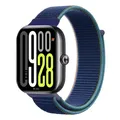 Bracelet nylon tressé pour Xiaomi Band 9 8 Pro – Couleur du bracelet Deep Navy Blue
