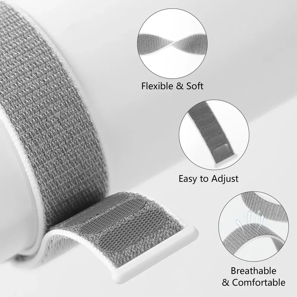 Bracelet nylon tressé pour Xiaomi Band 9 8 Pro