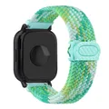 Bracelet nylon tressé pour Xiaomi Redmi Watch 5 – Couleur du bracelet Citron vert