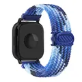 Bracelet nylon tressé pour Xiaomi Redmi Watch 5 – Couleur du bracelet Myrtille