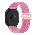 Bracelet nylon tressé pour Xiaomi Redmi Watch 5 – Couleur du bracelet Rose