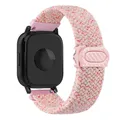 Bracelet nylon tressé pour Xiaomi Redmi Watch 5 – Couleur du bracelet Rose Unie