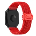 Bracelet nylon tressé pour Xiaomi Redmi Watch 5 – Couleur du bracelet Rouge