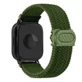 Bracelet nylon tressé pour Xiaomi Redmi Watch 5 – Couleur du bracelet Vert