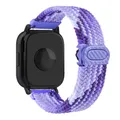 Bracelet nylon tressé pour Xiaomi Redmi Watch 5 – Couleur du bracelet Violet raisin