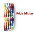 Bracelet nylon tressé Solo boucle 38 à 49 mm pour Apple Watch – Couleur colorful