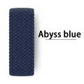 Bracelet nylon tressé Solo boucle 38 à 49 mm pour Apple Watch – Couleur Deep blue