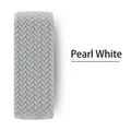 Bracelet nylon tressé Solo boucle 38 à 49 mm pour Apple Watch – Couleur Pearl White