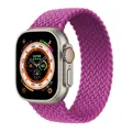 Bracelet nylon tressé Solo Loop 38 à 49 mm pour Apple Watch – Couleur du bracelet 10purple red