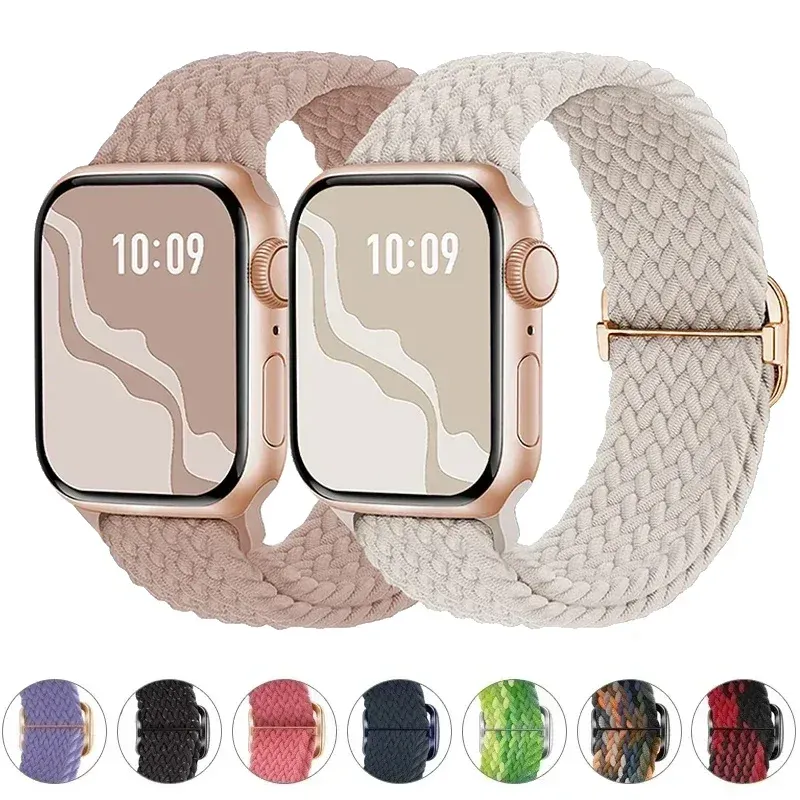 Bracelet nylon tressé Solo Loop 38 à 49 mm pour Apple Watch