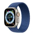 Bracelet nylon tressé Solo Loop 38 à 49 mm pour Apple Watch – Couleur du bracelet 1Atlantic Blue